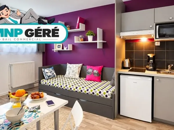 Studio étudiant - investissement LMNP géré - idéal investisseur