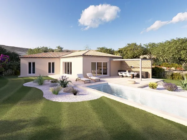 BASSAN 34 290 Villa neuve avec son jardin