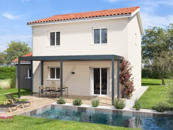 FARGES 01550, MAISON 4 CHAMBRES / TERRAIN / GARAGE