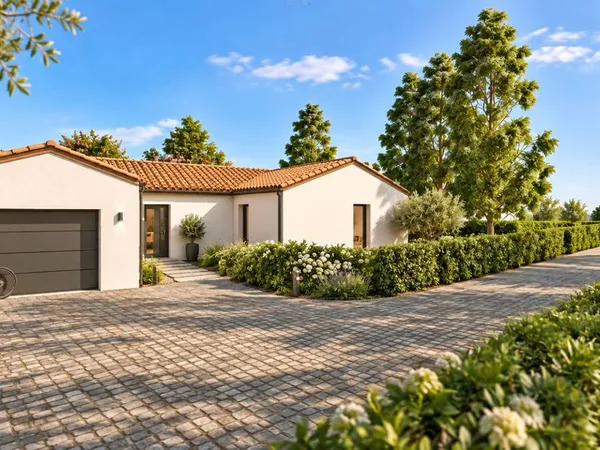 Terrain à bâtir de 740 m² à HAUTE-GOULAINE (44)