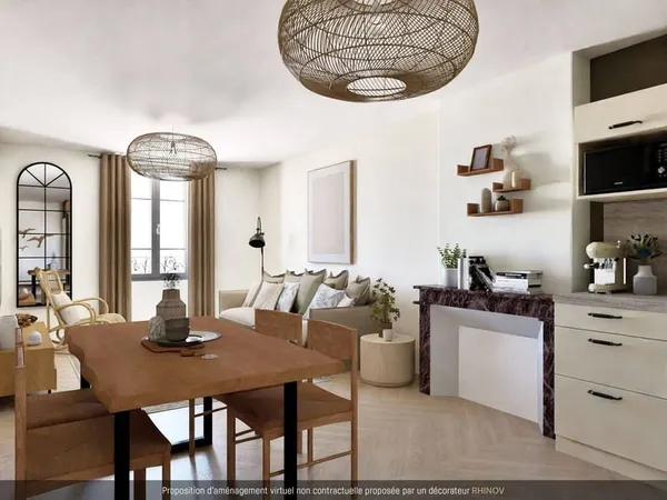 Appartement 2 pièces 48 m²