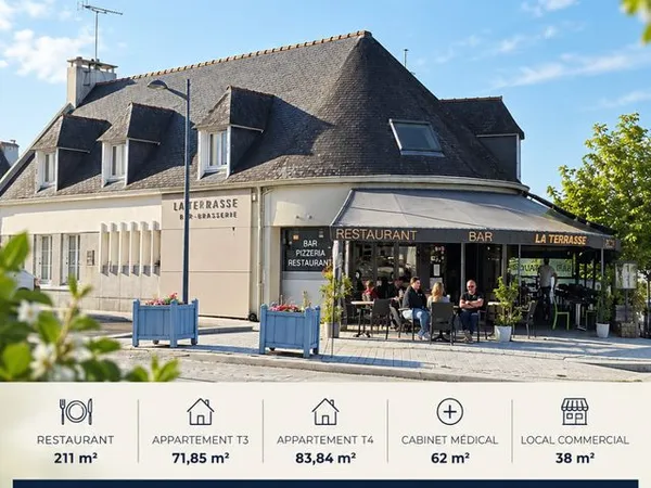 Fouesnant centre - Ensemble immobilier mixte de 466 m2