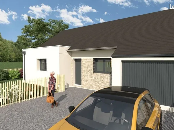 Projet de construction d'une maison 81 m² avec terrain à SAINT-AUBIN-DU-PAVAIL (35)