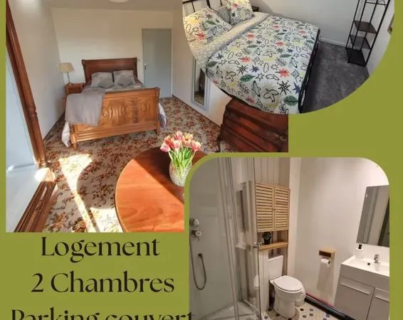 Logement Independant 2 chambres, atypique avec parking