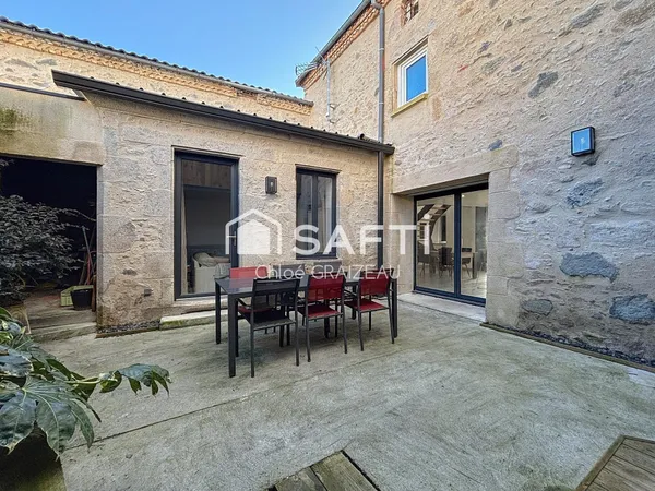 Maison de ville rénovée de 117 m², patio et spa