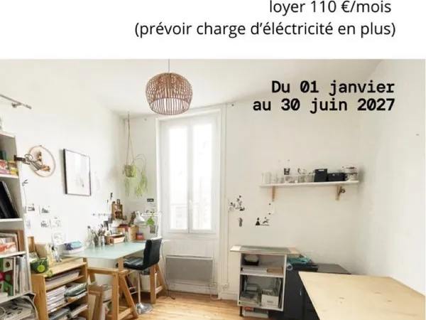 Location atelier artiste-artisan