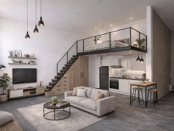 Studio 1 pièce 39 m²