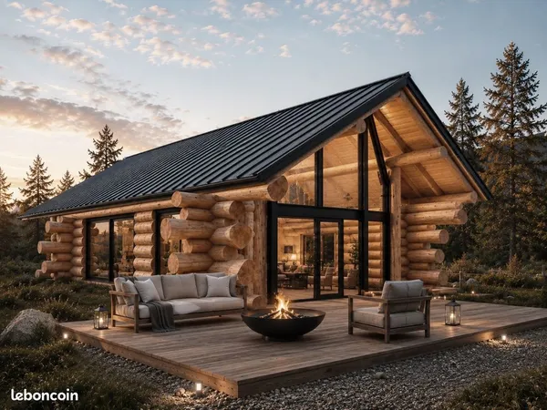 Chalet en rondin