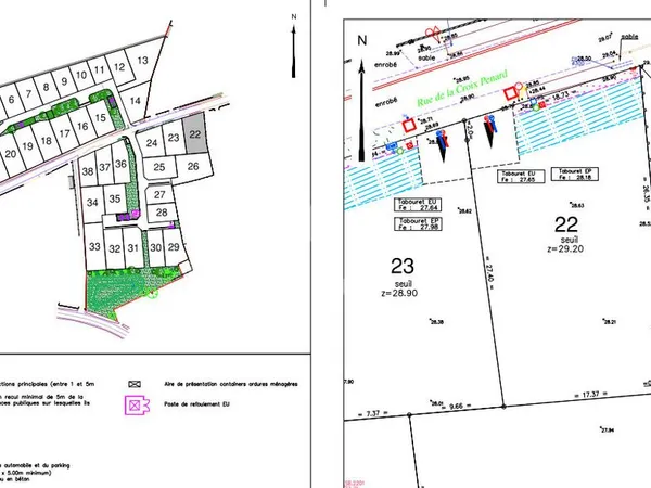 Terrain 559 m² BREM SUR MER