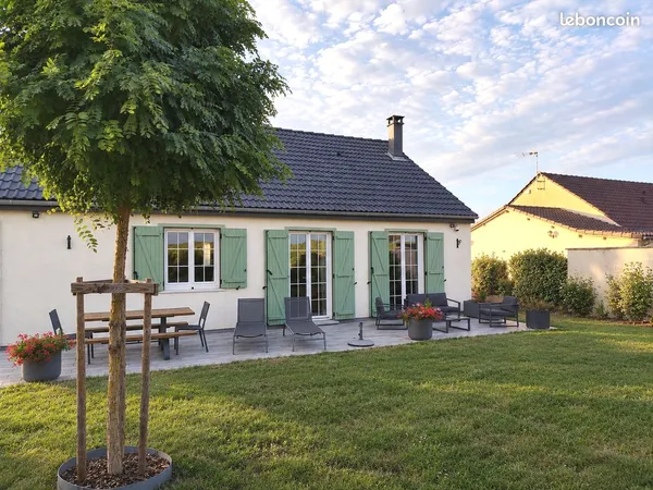 Maison individuelle de plain-pied, entièrement rénovée