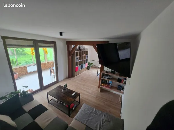 Colocation 3 chambres maison rénovée meublée 125m2 / terrain 650m²