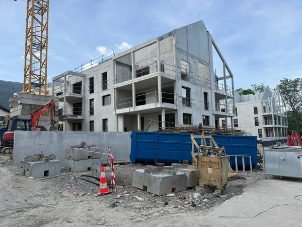 Projet immobilier Sergy T2 42,35 m2 01630 belle terrasse et