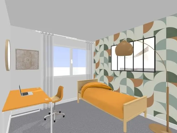 Studio 1 pièce 19 m²