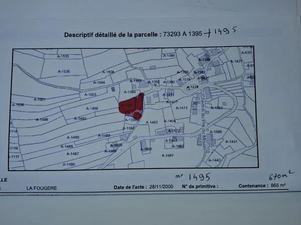 Vendredi terrain de loisirs 73230 la Fougère