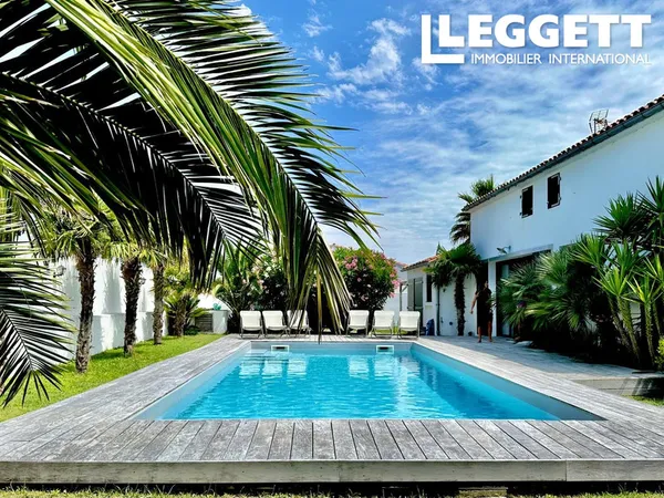 Villa Familiale avec Piscine Chauffée | La Couarde-sur-Mer ? Île de Ré