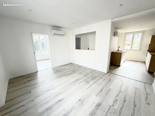 T3 intégralement rénové, climatisé, terrasse, quartier dynamique, idéal primo-accédant ou investisse