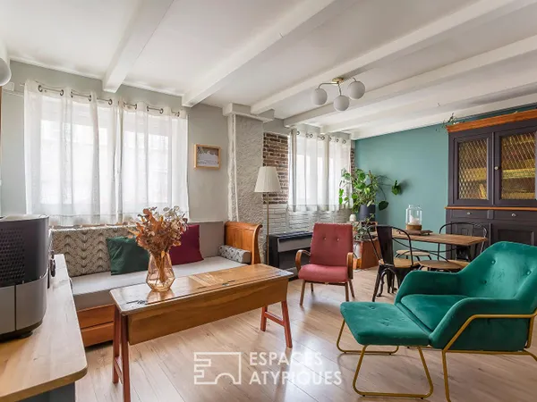 Duplex cosy et pierres apparentes au coeur de Saint-Louis