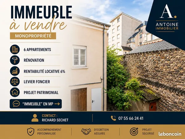 Immeuble de rapport 251 m²