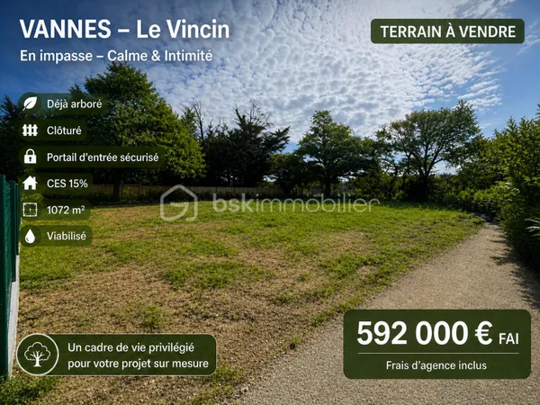 Terrain 1072 m²