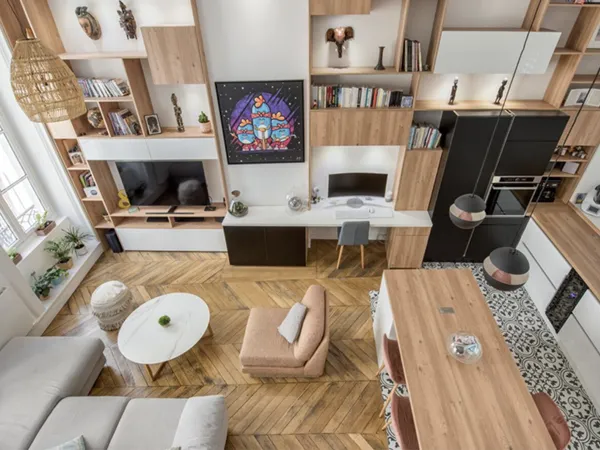 Un duplex d'architecte unique, au coeur de la Presqu'Ile