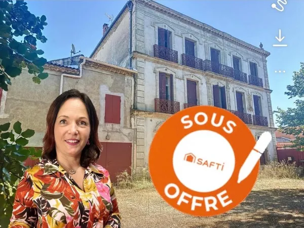 Sous offre d'achat Grande maison de Maitre sur 3 niveaux 370m2 sur THEZAN LES BEZIERS