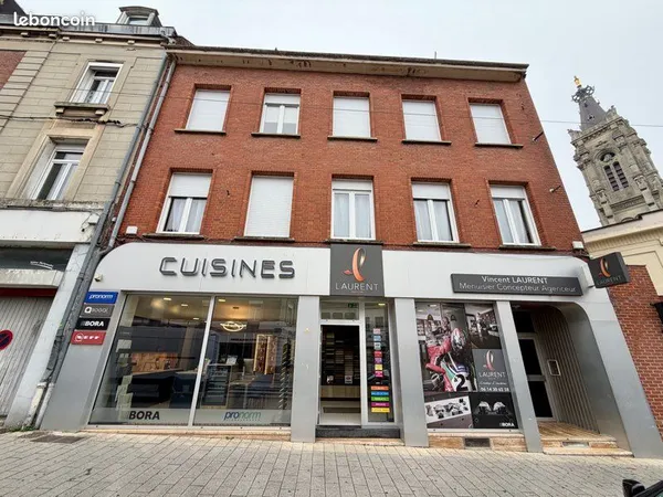 Local commercial 65 m² Cambrai centre
