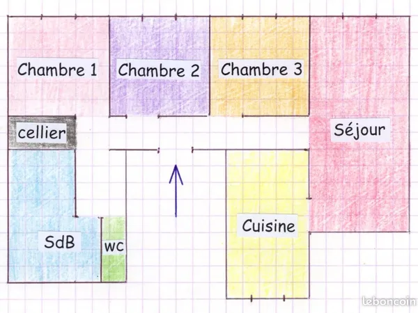 Sommières Part. Loue T4 vide de 97m² libre au 1er octobre 2026