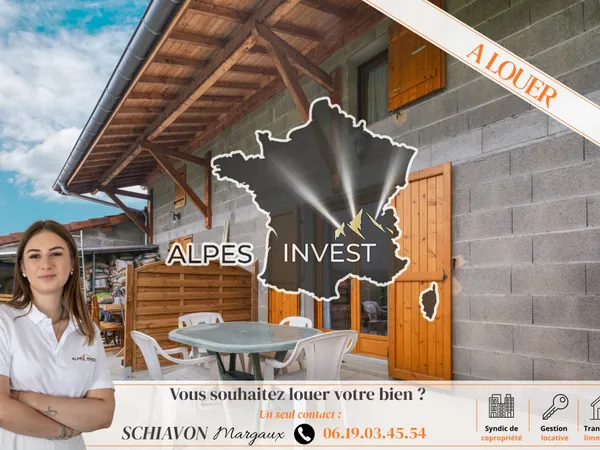 À LOUER - CHARMANT T3 MEUBLÉ AVEC TERRASSE, SPACIEUSE CAVE E