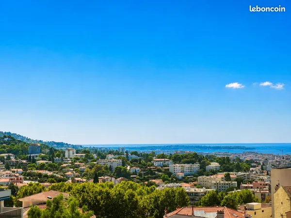 Le cannet mairie - maison de village - terrasse 60 m² - vue mer