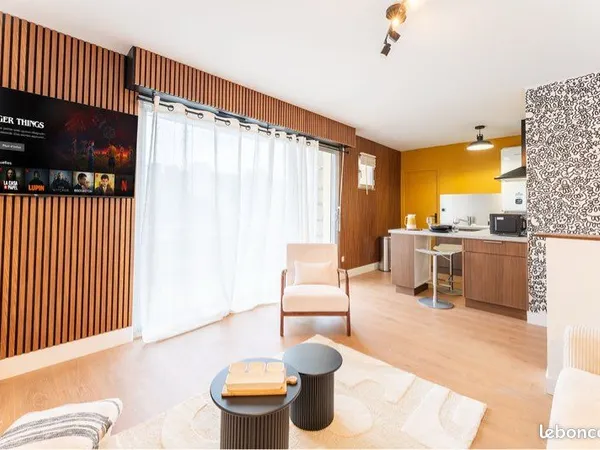 Studio rénové de 27 m² avec balcon - Saint-Brieuc, quartier Saint-Michel
