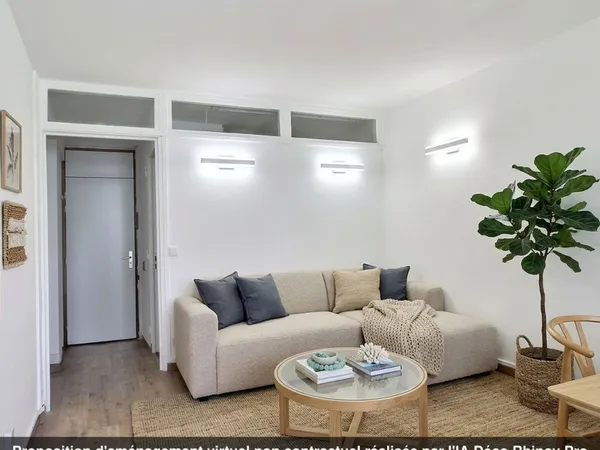 Studio 1 pièce 21 m²