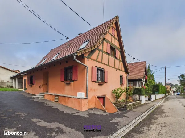 Maison alsacienne meublée avec cave et espace couvert
