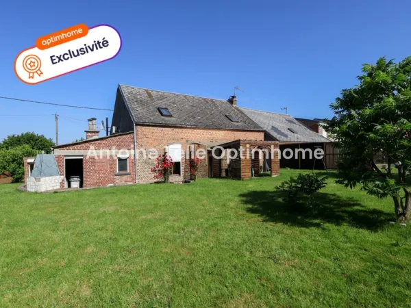Exclusivité - Maison semi-individuelle avec garage & jardin clos à Saint Benin 59360