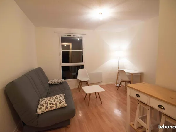 Studio meublé 19 m² + parking sous-sol - Mulhouse Fonderie
