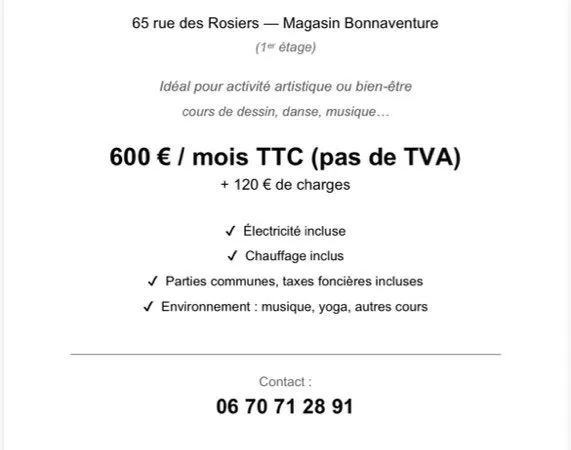 Local professionnel