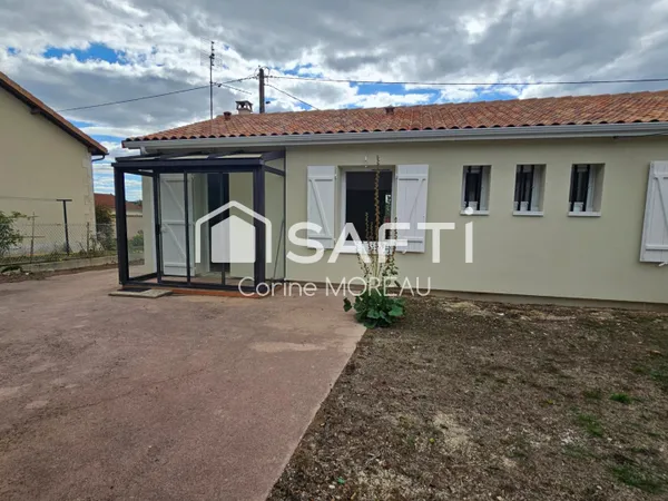maison 70m² en excellent état, terrain 1525m²