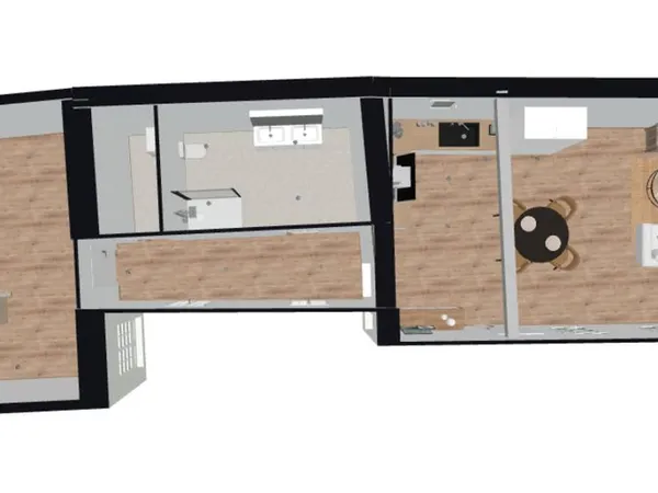Carcassonne centre : appartement T2 de 71 m² à rénover, gros potentiel