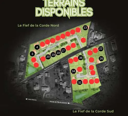 Terrain 451 m²