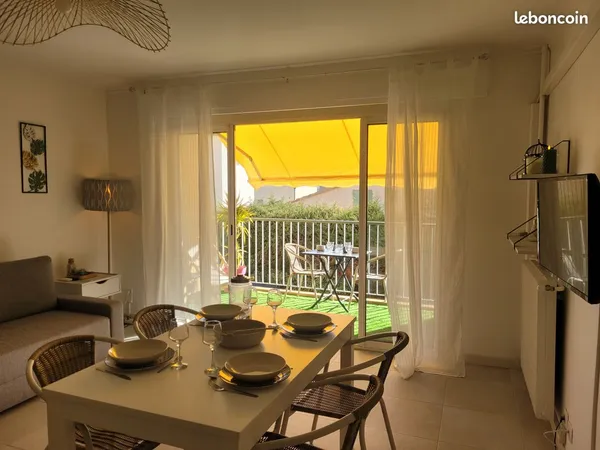 Appartement à 5 min de la plage Renecros