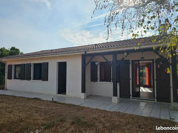 Maison individuelle 90m² -Terrain 1200 m² - Beau potentiel