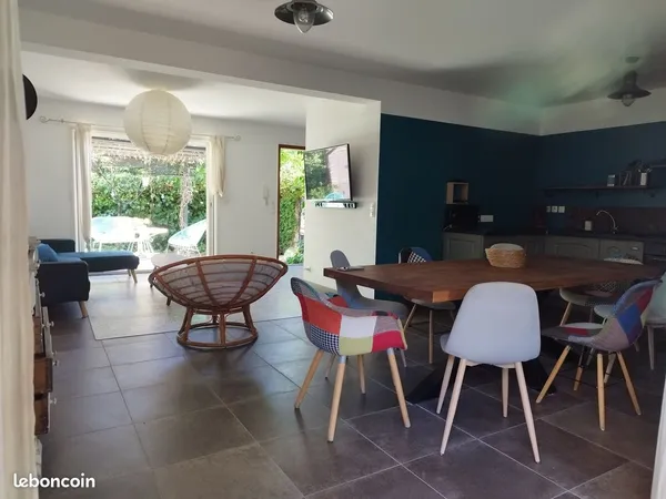 Villa T4 meublée + jardin