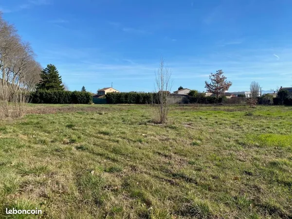 Terrain 500 m² Charmes Sur Rhone
