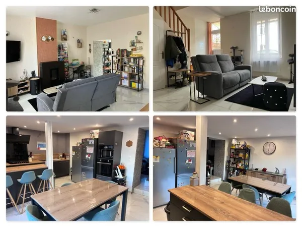 Maison individuelle rénovée de 90 m² avec jardin et terrasse