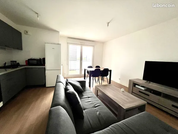 T2 44 m² avec balcon et parking privatif — Saint-Herblain