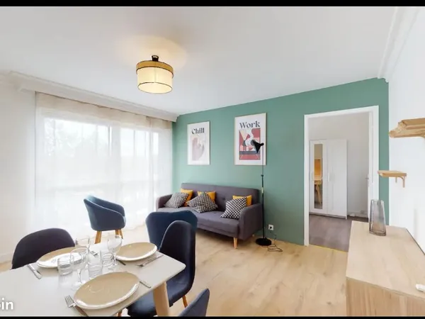 Chambres en colocation - T6 99m² - 2 salles d'eau - Balcon sur Loire - Tout compris