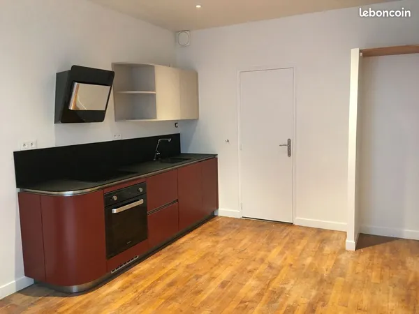 Apparemment 2 pièces 40m2 en centre-ville