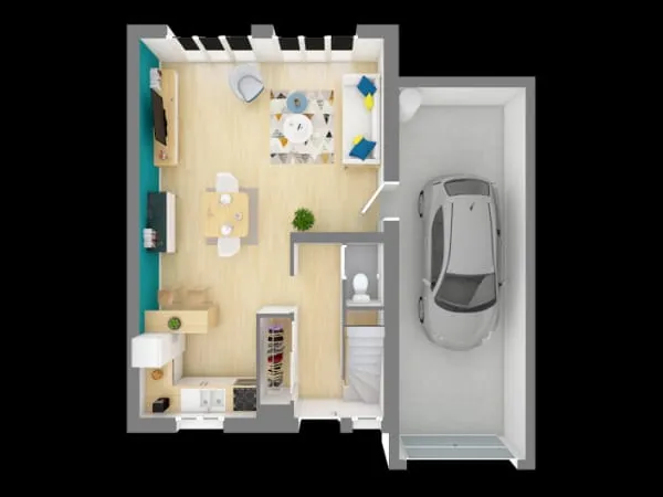 Terrain 302 m²