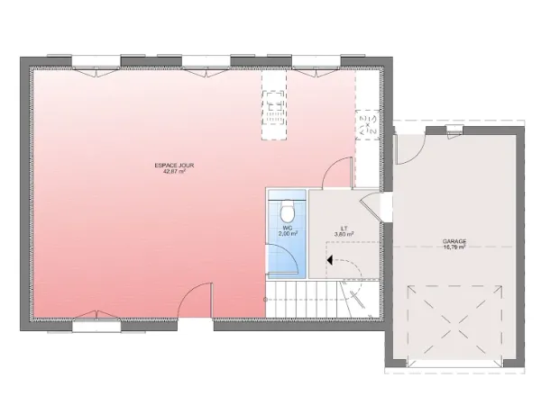 Maison neuve 5 pièces 95 m²