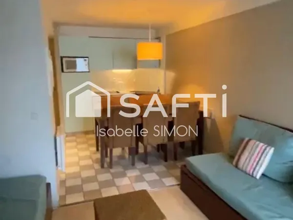 Appartement cosy, dans résidence avec piscine