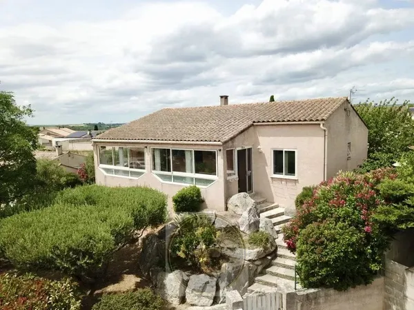 Maison T5 avec jardin et garage, vue Pyrénées et cité de Carcassonne